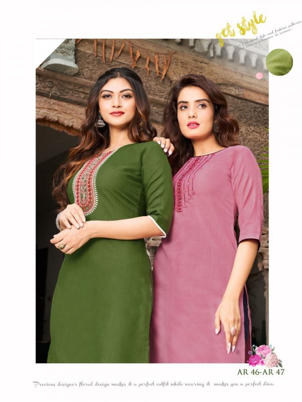 Kanika Anuroop 5 Fancy Silk Embroidery Kurti 